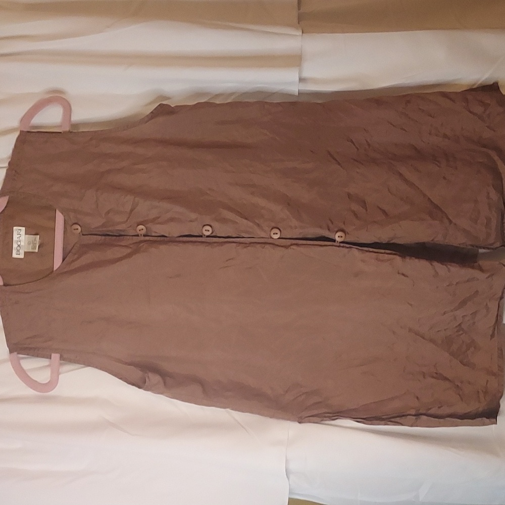 BOGARI %100 Silk Armless Top